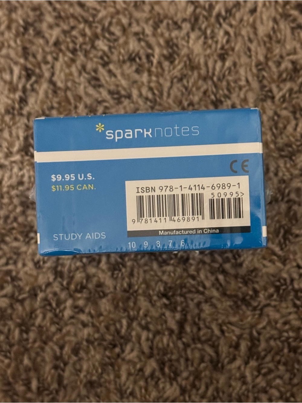 SparkNotes Algebra Study Cards - SparkNotes Blue & Yellow Box - Picture 7 of 8